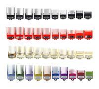 8/10pcs Professional Hair Clipper Limit Guide Comb For Wahl Trimmer Universal Barber Guide Comb Haircut Tool Clipper Limit Combs 8pcs Blue