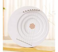 8/11 Strings Moon Shape Maple Lyre Harp, Wooden Musical Instrument with Tuning Wrench, Extra Strings and Anti-slip Mat, Strings Musical Instrument for Beginners & Music Lovers(8 strings,Without stan