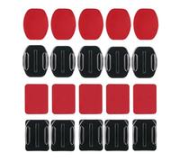 8/12/16/20/24/36Pcs Adhesive Mounts Helmet Flat Curved Mounts With Sticky Pad For 12 11 10 9 8 7 6 5 4 3 Camera Equipment