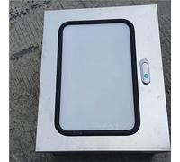 8 12 16 20 24 in Width Stainless Steel Junction Chest/Box, Indoor Electrical Enclosure with Hinged Cover, Wall-Mounted Project Boxes for Electronics (size_name H x W x D 16x16x8IN/T 1.5MM)