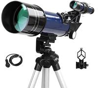 8-12 monocular Telescope for Smartphone Telescope for Children Adults Beginners,70 Mm Aperture 400 Mm BAK4 Prism FMC Lens Astronomical Refractor Telescope for A