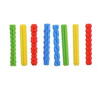 8/12Pcs Textured Silicone Pen Grip Ergonomic Writing Aid Grips Pencil Holder Grippers for Toddler Writing Sensory Stress Relief Pencil Cover Sensory Learning Tools for Writing Silicone Pen Stress Kids