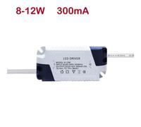 8-12W Constant Current Led Driver, 300Ma Ip20 Rated Constant Current Led Driver Transformer, Converts Ac85-265V Into Dc36-54V