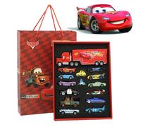 8/13/15Pcs Disney Pixar Cars Gift Box Metal Diecast lightning McQueen Car Model Toy Jackson Uncle Truck Boy Birthday Toys 8Pcs alloy Car