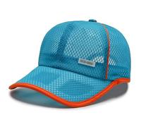 8-14Y Kids Mesh Baseball Hat Boys Girls Quick Dry Cool Sun Hat Adjustable Anti UV Protection Cap Breathable Summer Running Tennis Golf Visor Trucker Cap for Outdoor Sports Beach Camp Cycling