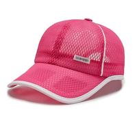 8-14Y Kids Mesh Baseball Hat Boys Girls Quick Dry Cool Sun Hat Adjustable Anti UV Protection Cap Breathable Summer Running Tennis Golf Visor Trucker Cap for Outdoor Sports Beach Camp Cycling