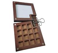 8/15 Grids Paint Box With Clip Travel Watercolor Set Portable Sketchbook Palettes Watercolor Palettes Set Paint Tray Box