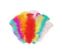 8-15cm Pheasant Feathers for Crafts Turkey Long Decoration Big Small Mix Colour White Black Chicken Hat Salon Bulk 50pcs-DM045a300-50pcs-Mix-8-15cm