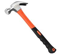 8/16/24oz Straight Rip Fiberglass General Purpose Claw Hammer, with Smooth Face & Non-slip Grip
