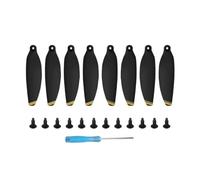 8/16 pcs 4726 propeller compatible with M 1 drone prop piece replacement wing fan spare parts accessories universal(Black Gold 8pcs)