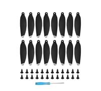 8/16 pcs 4726 propeller compatible with M 1 drone prop piece replacement wing fan spare parts accessories universal(Black Silver 16pcs)
