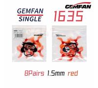 8 16PCS 1635 40mm 1 6X3 5X3 3 PC Propeller 1mm 1 5mm Single Hole Drone Propeller Compatible With FPV Racing Brushless Motors Like 1103 1105 For Tinywhoop Drones(1.5mm red 8 pairs)