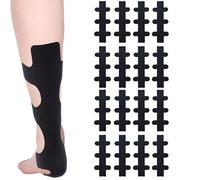 8/16pcs Kinesiology Tape for Achilles Tendon & Calf, Waterproof Breathable Elastic Muscle Support Patches for Pain Relief, Strain Sprain Recovery, Sports Stability (E)