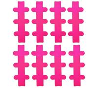 8/16PCS Precut Achilles Tendonitis Kinesiology Tape, Achilles Tendon Ankle Tape, Waterproof Breathable Athletic Heel Support Tapes, Elastic Sports Patch Strips for Muscle Recovery (Pink-16pcs)