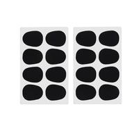 8/16pcs Standard 0.5/0.8mm Silicone Clarinet Mouthpiece Cushions Mouthpiece Patches Pads For Clarinet (Color : 16pcs 0.8mm Bk)