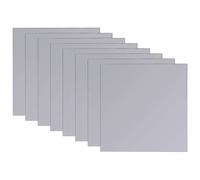 8/16x Frameless Mirror Tiles Glass 20.5cm Bathroom Vanity Makeup Decor vidaXL