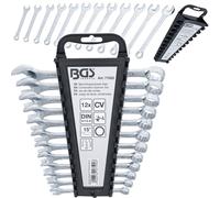 8-19 mm open-end spanners, 12-piece set, CrV, BGS-Germany hanger