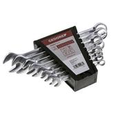 8 - 19mm Gedore Red 8-piece Set of Open End Wrenches With 15 Degrees Angled Box End
