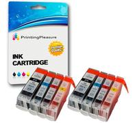 8 (2 SETS) Compatible Printer Ink Cartridges for BJC-3000 BJC-6000 BJC-6100 BJC-6200 BJC-6500 I550 I560 iP3000 iP4000 iP5000 MP700 MP730 MP780 S450 S520 S600 S750 | BCI-3eBK BCI-6C BCI-6M BCI-6Y