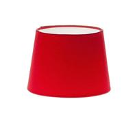 8" (20cm) Empire Silk Fabric Drum Shape Table Lamp & Ceiling Pendant Light Shade (Red)