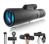 8-20x50 Monocular Telescope, 8-22 Magnification Hd High Power Adjustable Focus Monoculars,With Smartphone Adapter Tripod,Anti-Fog Waterproof Lens Clear for Birdwatching Hunting Hiking Ball Game