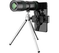 8-24x30 Telephoto Lens Small Portable Telescope Small Portable Telescope Long Range Powerful Foldable for Smartphones Camping