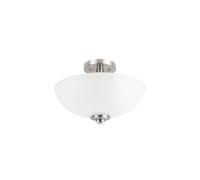 8.25 x 13 x 13 in. Hudson Brushed Nickel Ceiling Light