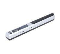 8.27 Inch 900DPI Handheld Image Scanner, Portable Document Scanner, Scanning Wand, A4 Colour Photo Mobile Scanner Handy Scan, JPG/PDF Format, High Speed USB 2.0 (Silver Color)