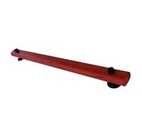 8.2ft/9.8ft No-Slip Oval Wooden Handrail for Indoor Use, Elderly Support with 2 Wall Brackets, Fade-Resistant, Safe & Sturdy Stair Safety Rail