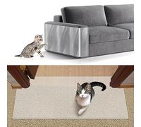 8.2ftx12.2inch Cat Carpet Protector, Durable Plastic Pets Scratch Stopper for Carpet, Widely Use,Clear Non-Slip Nail for Floor/Bedroom/Doorway/Porch Use,Prevent Carpets from Scratching/Tearing/Wearing