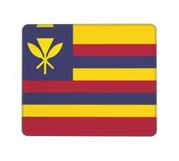 8.3 x 10.3 in Square Mouse Pad - Non-Slip Rubber Base Mouse Mat Flag of The Kingdom of Hawaii Print Computer Mousepad,for Office and Home Desk