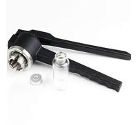 8-32mm Adjustable Tightness Hand Sealing Machine, Vial Manual Crimper, Flip Vial Crimper - Stainless Steel, for Full Aluminum Cover 11mm