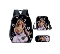 (8) 3pcs Taylor Swift Backpack 3D Printe Teens Shoulder Bags
