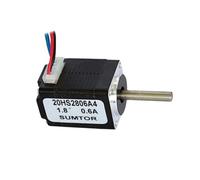 8 4-Wire Two-phase Stepper Motor 1.8 Degree 1.4N.cm Holding Torque 0.6A Body Length 28mm Single or Dual Output Shaft Motor(Dual output shaft)