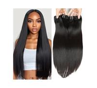 8-40 Inch Bone Straight Human Hair Bundle for Black Women 1/3/4 Pcs Straight Vietnamese Remy Hair Bundles(26 26 28 28)