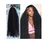 8-40Inch Long Curly Brazilian Remy Hair Loose Deep Wave Bundles Weave Double Weft Bundle(32 34 36 38)