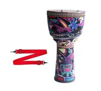 8.5/10.5 Inch African Drum Lightweight and Portable Djembe Drum, with Strap Hand Drum for Outdoor Performances(10.5inch)