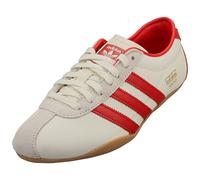 (8.5) adidas Tokyo Womens Fashion Trainers in Off White Red