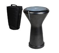 8.5 Inch Doumbek Djembe Drum, Professional African Arabic Percussion for Kids and Adults(Grey Silver)