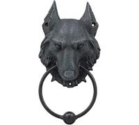 8.5 Inch Evil Wolf Gargoyle Resin Door Knocker Statue Figurine