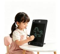 8.5 Inch LCD Writing Tablet Portable Electronic Drawing Board with Magnetic Stylus One Click Erase Doodle Pad for Kids Students Office Eye Protection Reusable Notepad Black