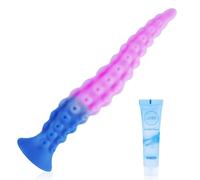 8.5 Inch Purple Anal Butt Plug,Anal Toys Adult Sex Toys, Pyramid Shaped Silicone Anal Plug Prostate Massager Large Butt Plug Dildos Stimulator S&M Trainer Sex Toys4couples Men & Women