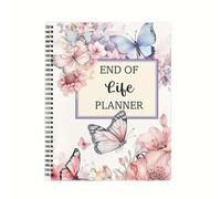 8.5 inches x 11 inches End of Life Planner, if I die a document organizer, important document organizer, guide the final arrangement of notebook
