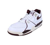 43 Nike Air Flight '89 Low, White/burgundy Crush-phantom