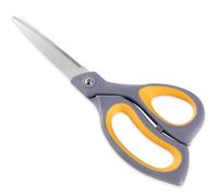 8.5" Titanium Non-Stick Scissors, Professional PVD Coated Stainless Steel，Ergonomic Comfort Grip，Multipurpose Scissors for Office Stationery Craft Paper Fabric Household Sharp Shears for DIY,Gray.