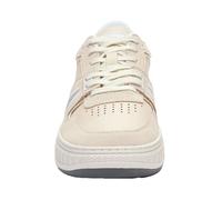 Lacoste L001 Leather Trainers - Off White - Off White - 8.5 UK