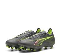 (8.5 UK, Silver/Yellow) Puma Mens Ultra 5 Match Firm Ground Football Boots
