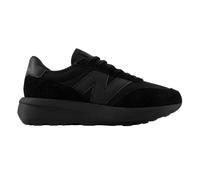 (8.5 UK, Triple Black) New Balance Mens 370 Suede Trainers