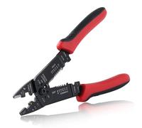 8.5" Wire Stripper Wire Cutter Wire Crimper Cable Stripper Screws Shearing Wire Crimping Tool For 1-1.25Mm 7-8Mm Insulated And Non-Insulated Terminals And Connectors And Ignition Terminals
