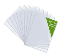 8.5" x 11" Hard Plastic Sheet Protectors, Rigid Clear Waterproof Protectors, Paper Sleeves Photo Plastic Sleeves (14 Pack)